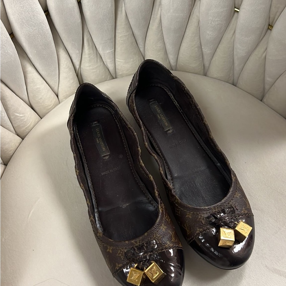 Authentic LV Elegant Brown Designer Women's Shoes